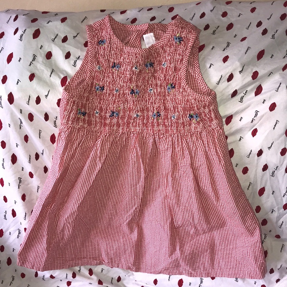 G X-large (6 yrs.) red white blue and green dress 💕